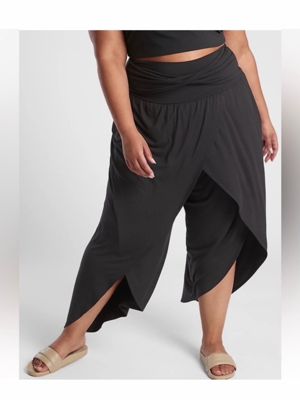 Athleta Black Release Yoga Pants